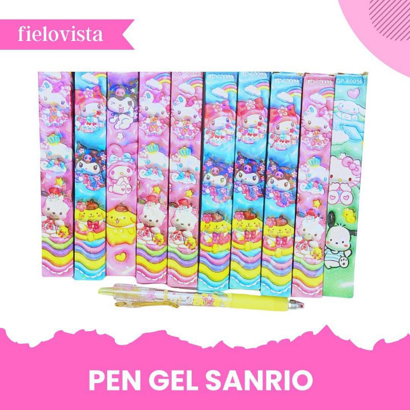 

Gel Pen Blind Box Karakter Sanrio/Clip Book Magnet Sanrio