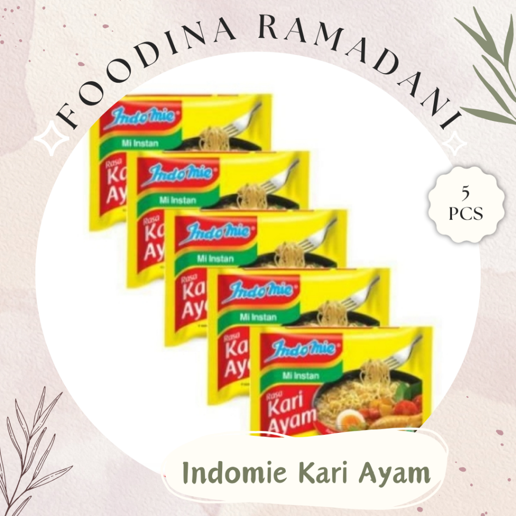 

INDOMIE KUAH Rasa Kari Ayam - Mi Instan Indomie [ Isi 5 Bks ] Harga Per PACK