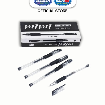 

PRODUK TERBARU IDOLMART Pulpen Gel Mimi 5 Pack Isi 12 Pcs Hitam