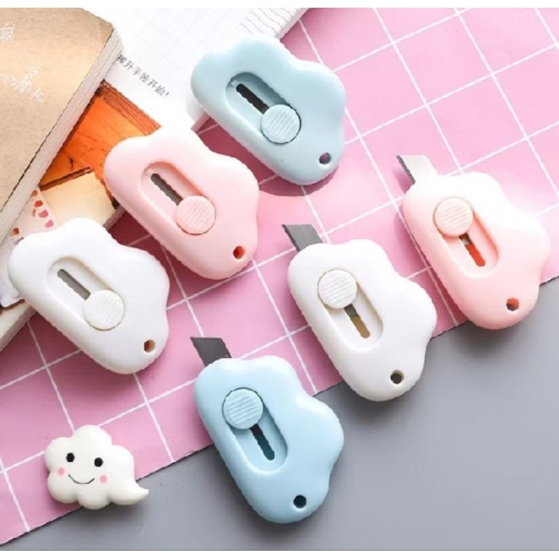 

cutter mini portable/pisau pemotong kertas/pisau cutter unboxing