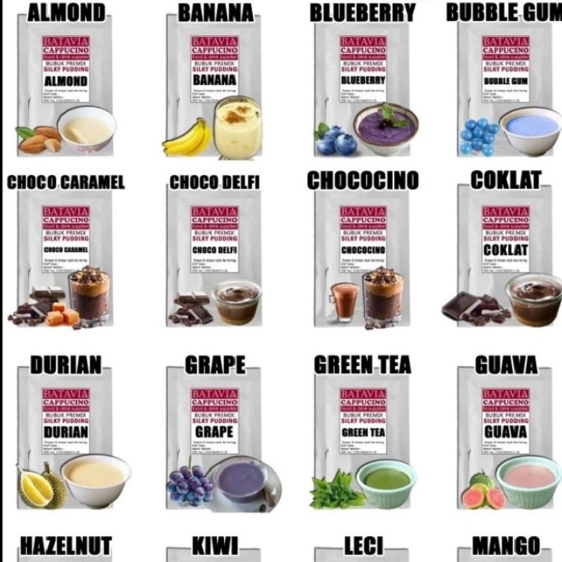 

BUBUK PUDING VARIAN RASA 1KG/SILKY POWDER