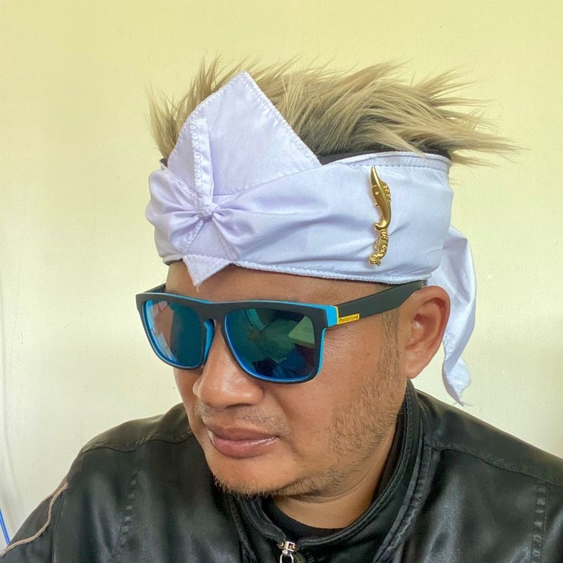 udeng sunda rambut palsu bros kujang