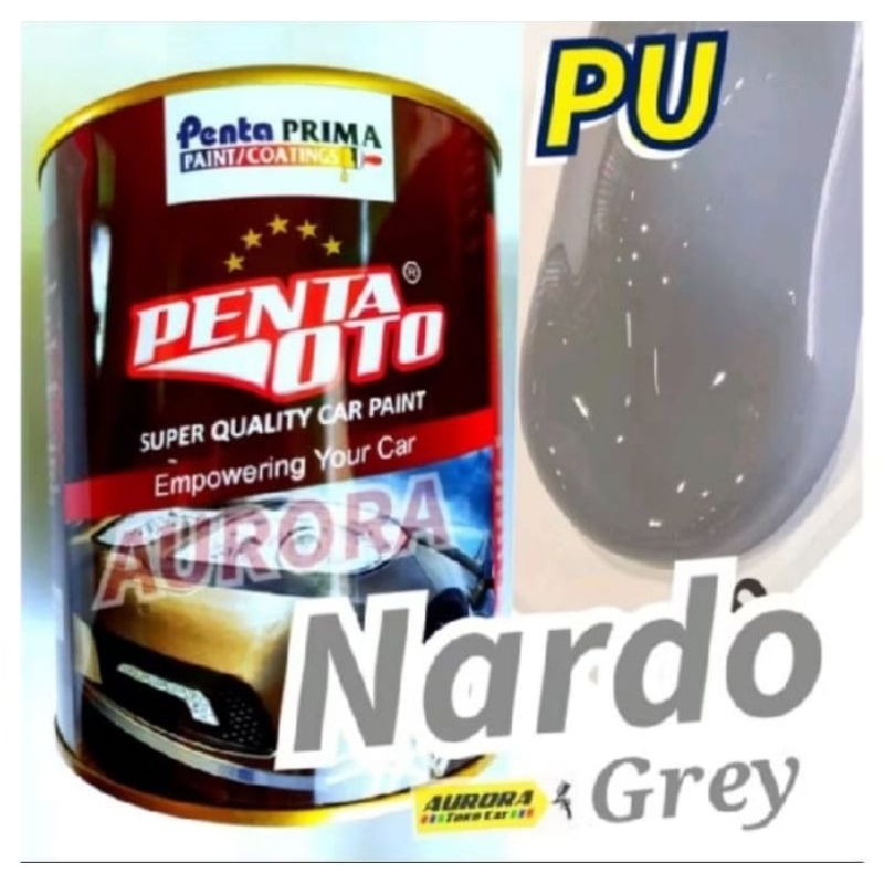Cat PU Nardo Grey Cat Penta Oto Nardo Grey Abu Abu Solid