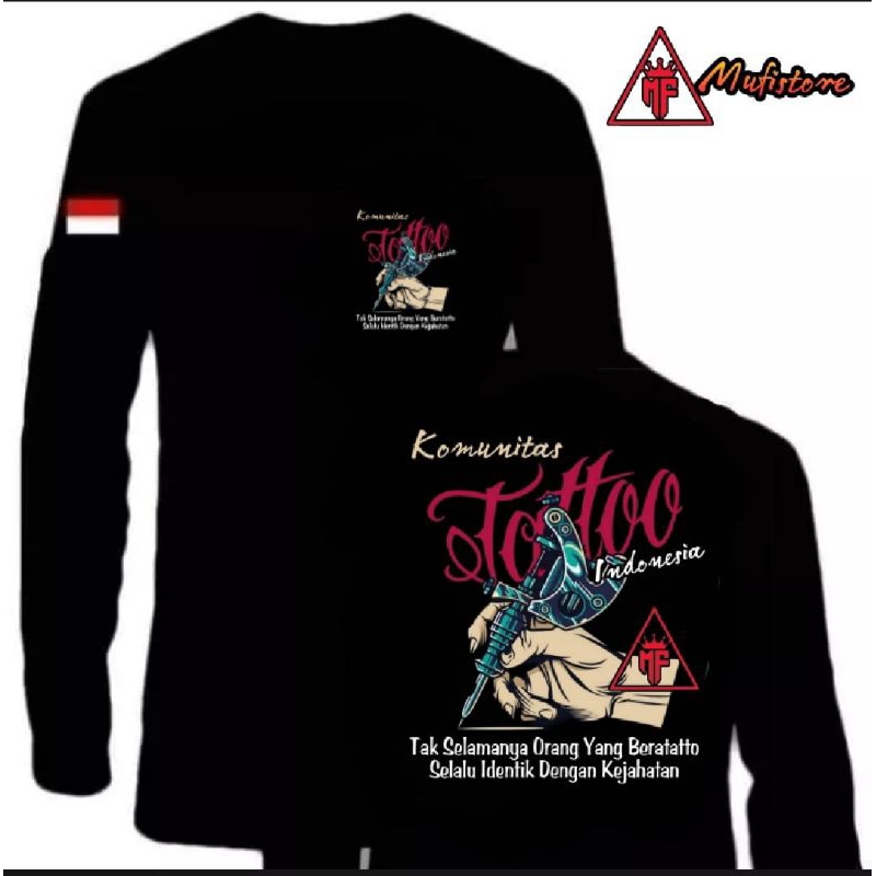 KAOS KOMUNITAS TATO INDONESIA LENGAN PANJANG