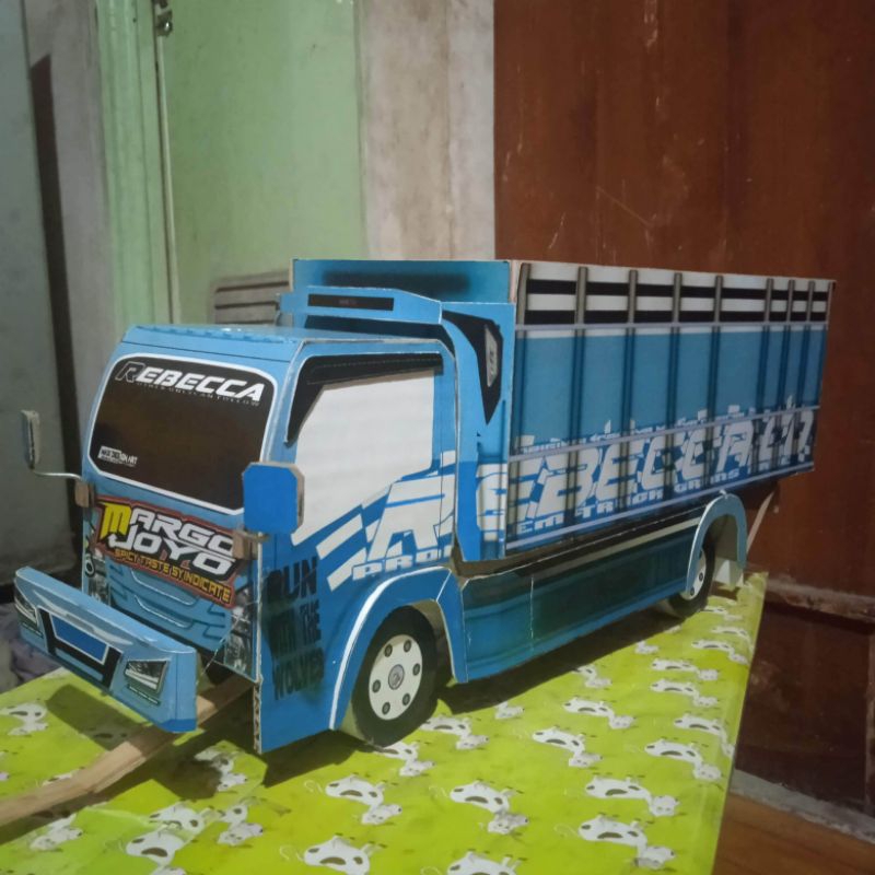 LAGI DISKONN MINIATUR TRUK KAYU SPEK OLENG PARAH