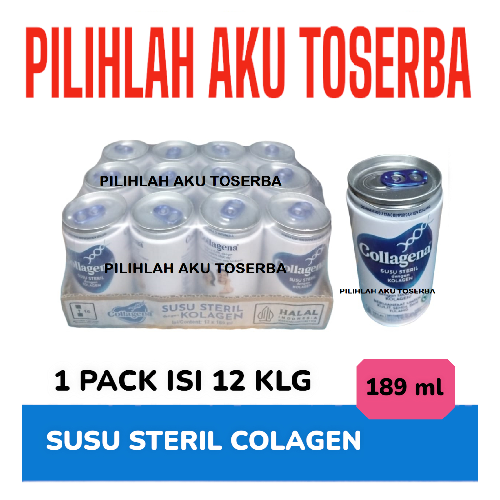 

COLLAGENA Susu Steril KOLAGEN - ( 1 PACK ISI 12 kaleng )