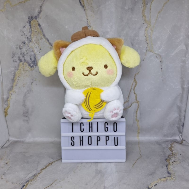 Sanrio Pompompurin Friendly Kitten Plush Doll FURYU