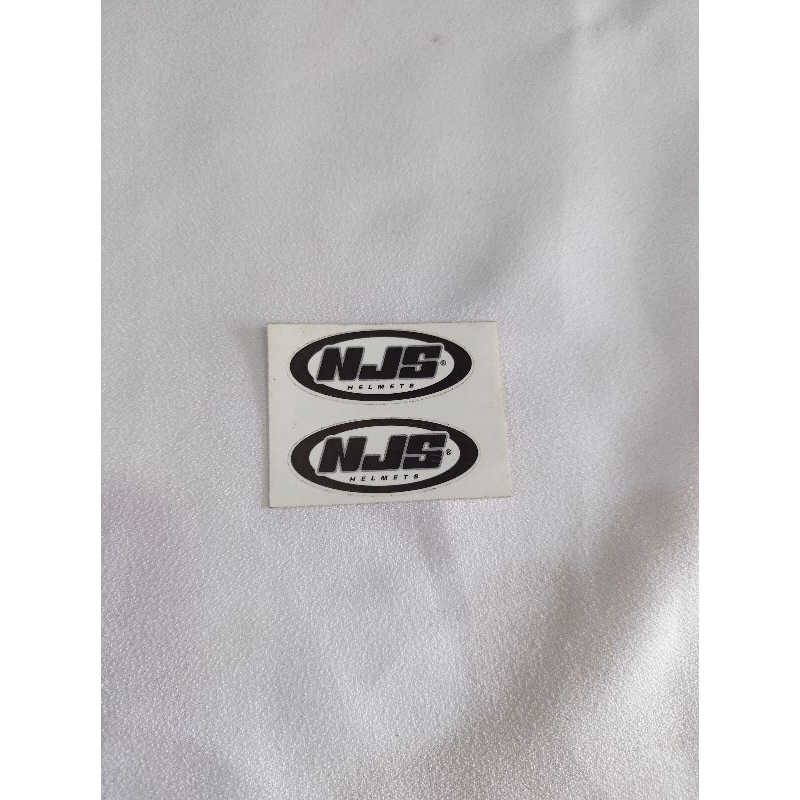 Stiker Logo Visor Helm NJS