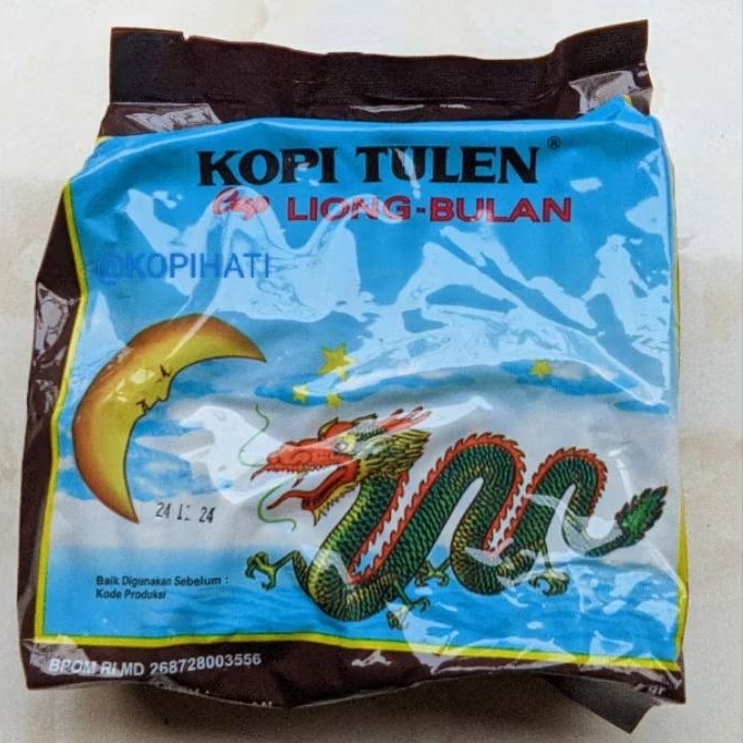 

Kopi Liong Bulan Tanpa Gula 4 Pack