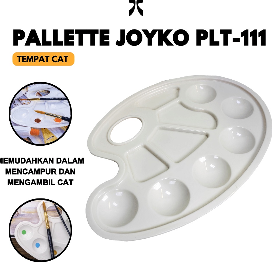 

KUALITAS TERJAMIN Palet Tempat Wadah Cat Lukis PLT 111 Palatte Original