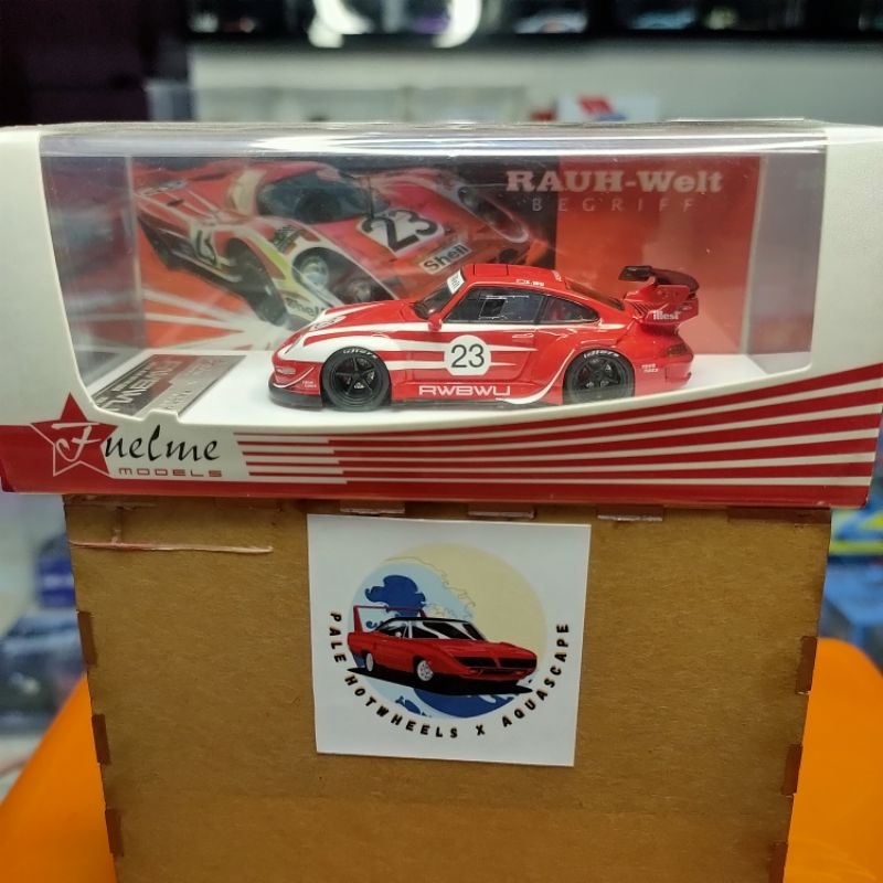 fuelme models porsche 993 rwb wu resin red
