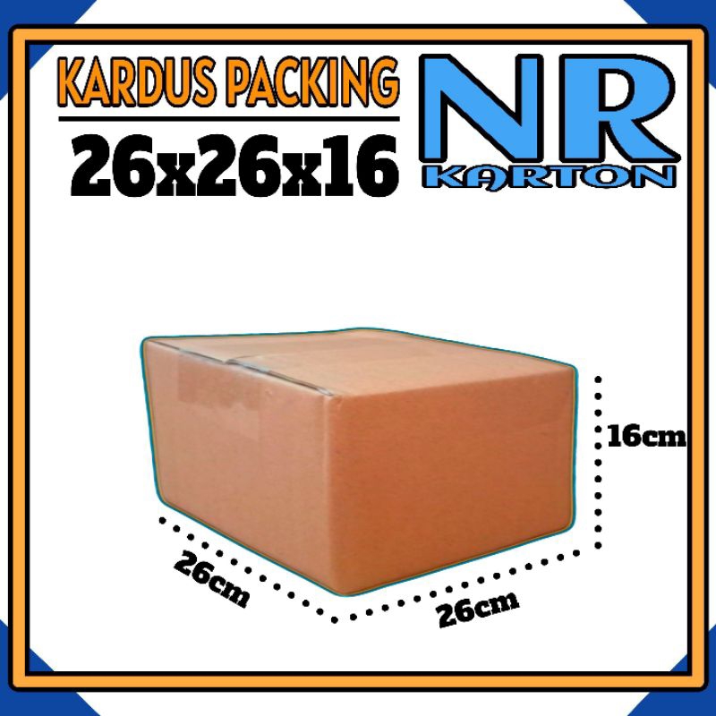 

kardus packing UK 26x26x16 kardus besar kardus kecil