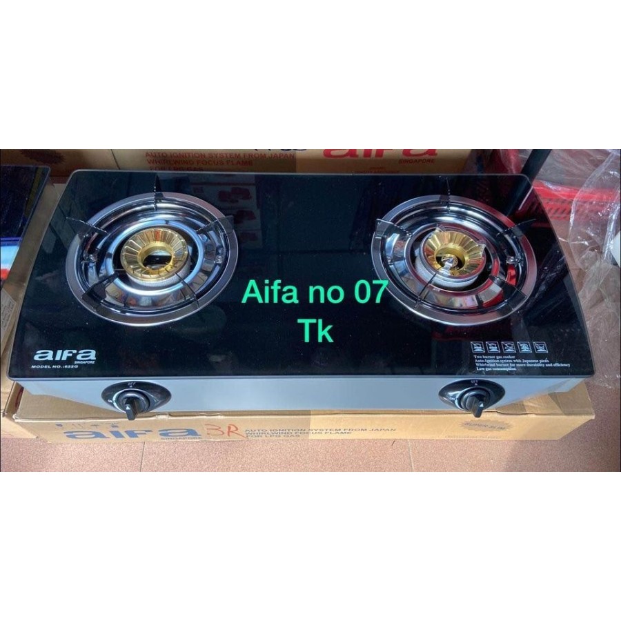 AIFA SINGAPORE Kompor Gas 2 TUNGKU 622G STAINLESS - BATAM