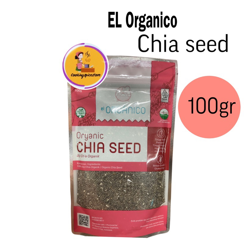 

Chia Seed Organic El Organico 100gr / Chia seed 500gr