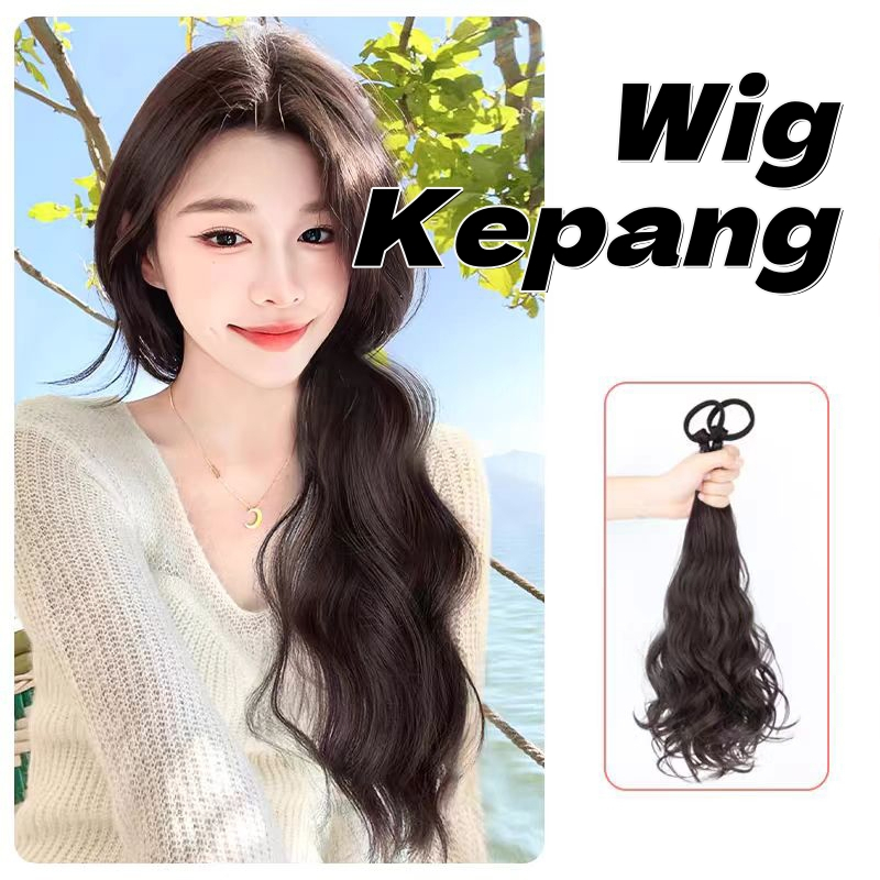 Ponytail Ekor Kuda Rambut Palsu Wig Kepang Wig Wanita Rambut Panjang Kepang Panjang Wig Ekor Kuda un