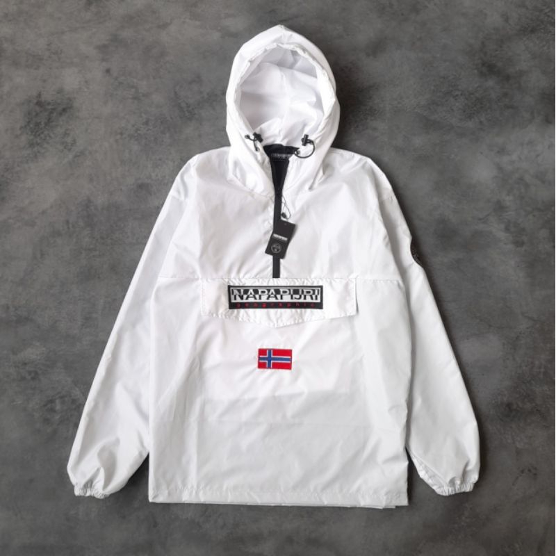 half zip cagoule jacket napapijri jacket