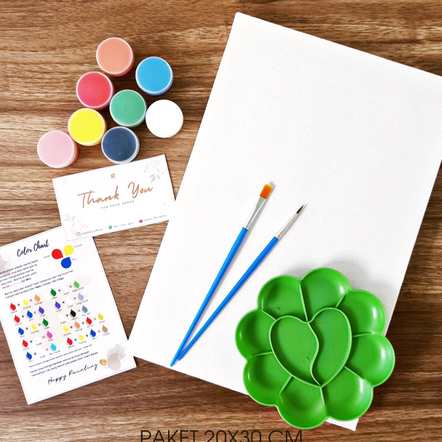 

DIJAMIN ORI Paket Alat Lukis Lengkap 1 Set Peralatan Melukis Kuas Cat Air Minyak Warna Watercolor Palet Kuas Painting Brush Kanvas Canvas 2 x 2 cm Paint Art Acrylic Akrilik 4 in 1