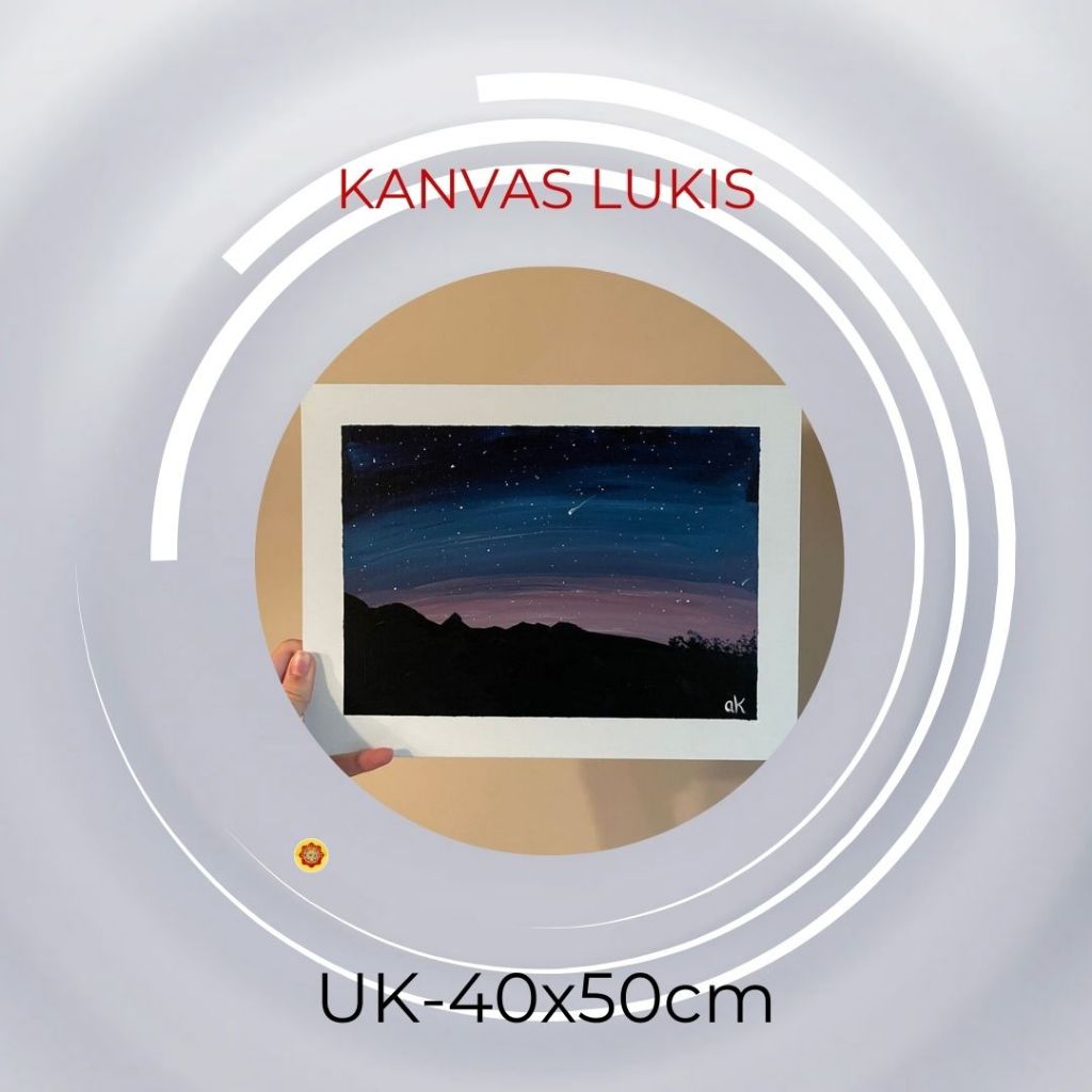 

Promo! KANVAS LUKIS 40X50 CM | Black - WATER COLOR, SMOOTH QUALITY Tebal Premium-Murah berkualitas