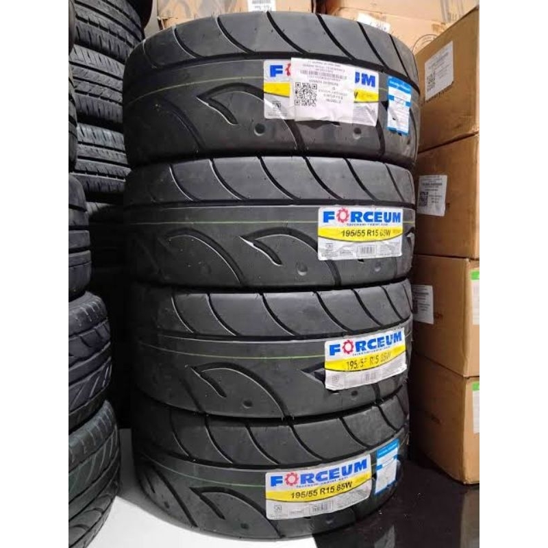 Jual Ban Semi Slick Forceum Exp Sport R15 Ban balap 195 55 R15 - ban mobil brio & jazz