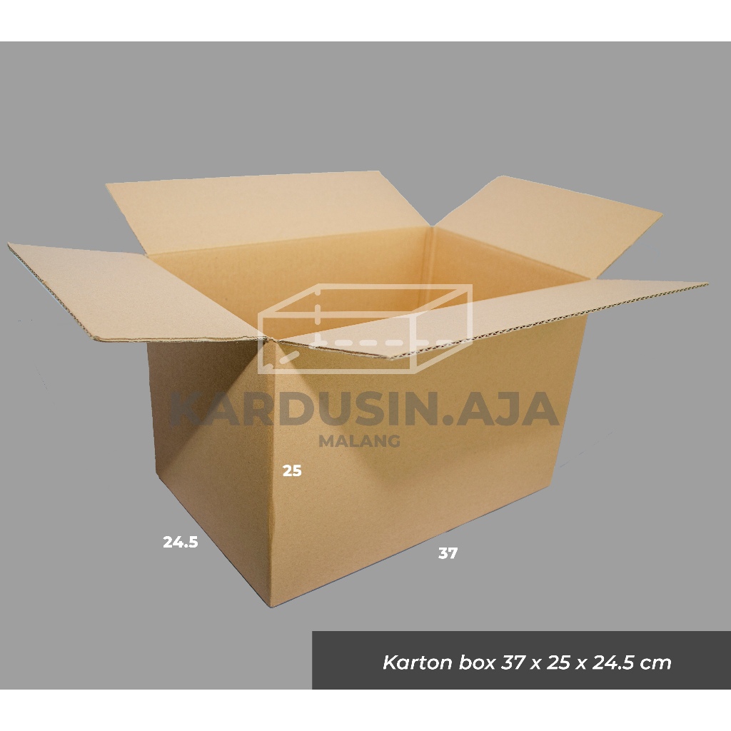 

Box / Kardus / Packing / Kotak kardus POLOS baru 37x25x24.5 cm