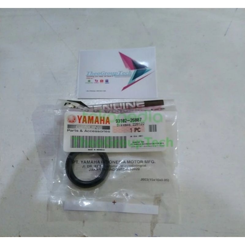 Seal Sil As Gear Gir Depan Lexam 93102-26807 Original Yamaha Genuine Part