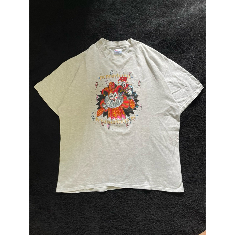 Kaos Art Vintage Pennsylvania Clown tag Hanes