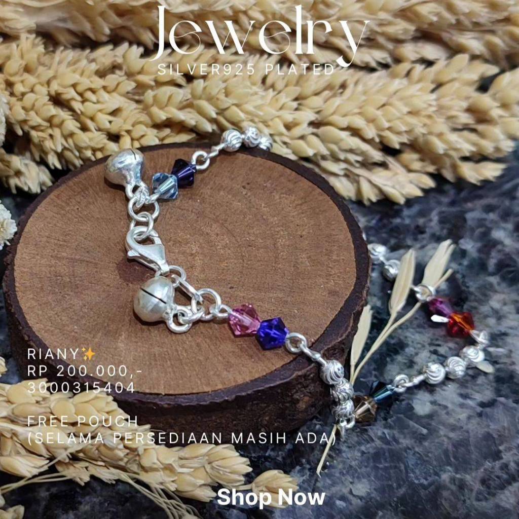 Riany Gelang Tangan Asli Perak925