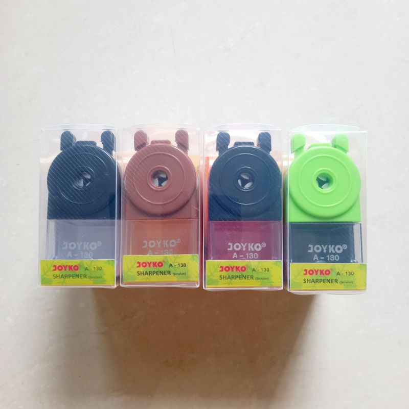 

[ ECER MURAH ] Rautan Pensil Putar Serutan Pensil Putar Sharpener - Joyko A-130