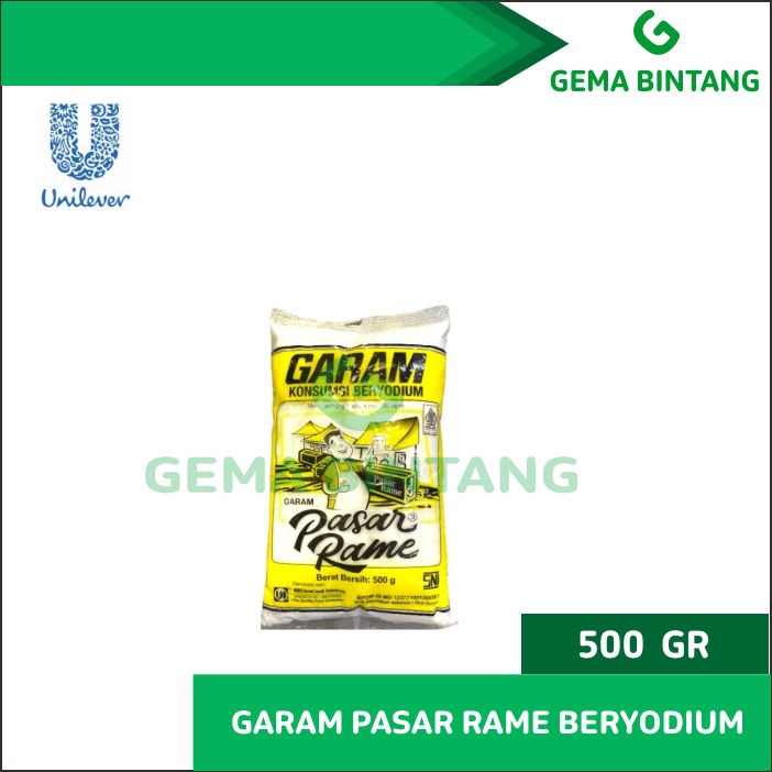 

GARAM BERYODIUM PASAR RAME 500 G GR GRAM