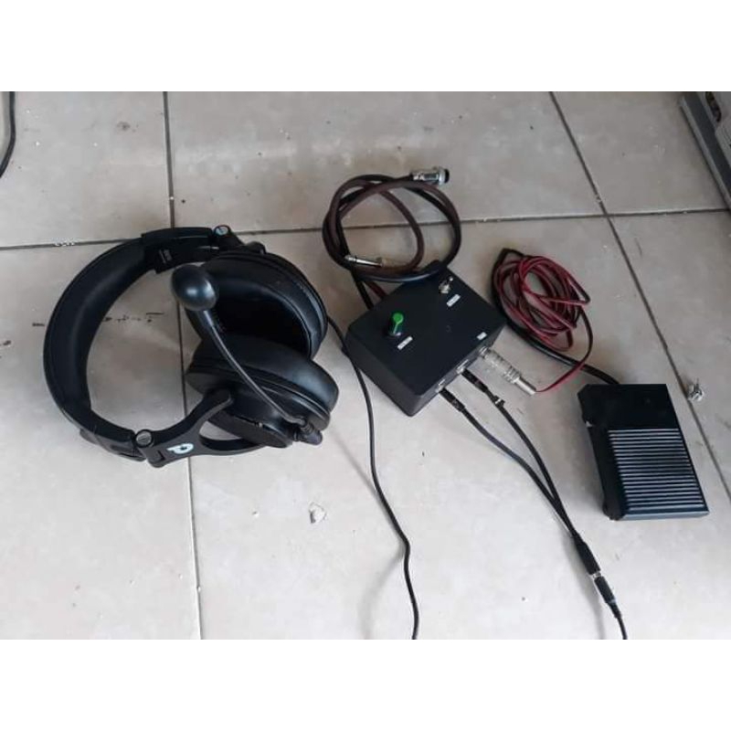 mic headphone PTT injak hf vhf mic ncs mic  kontes  PTT injak dilengkapi preamp mic model mc8o