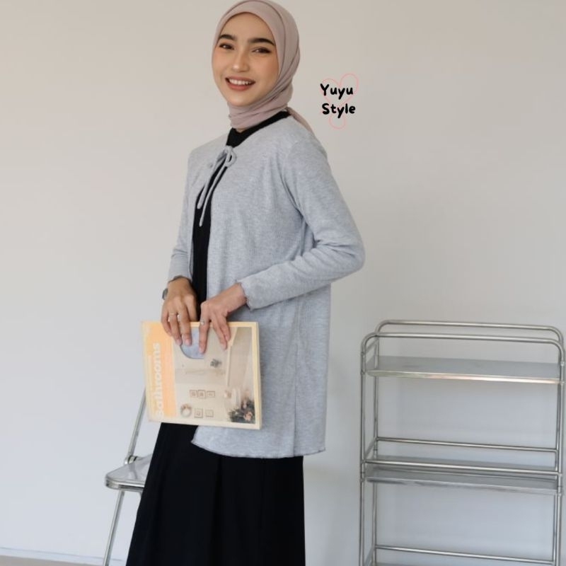 yuyustyle - gia cardigan Long - Cardigan panjang syar'i - outer korean style