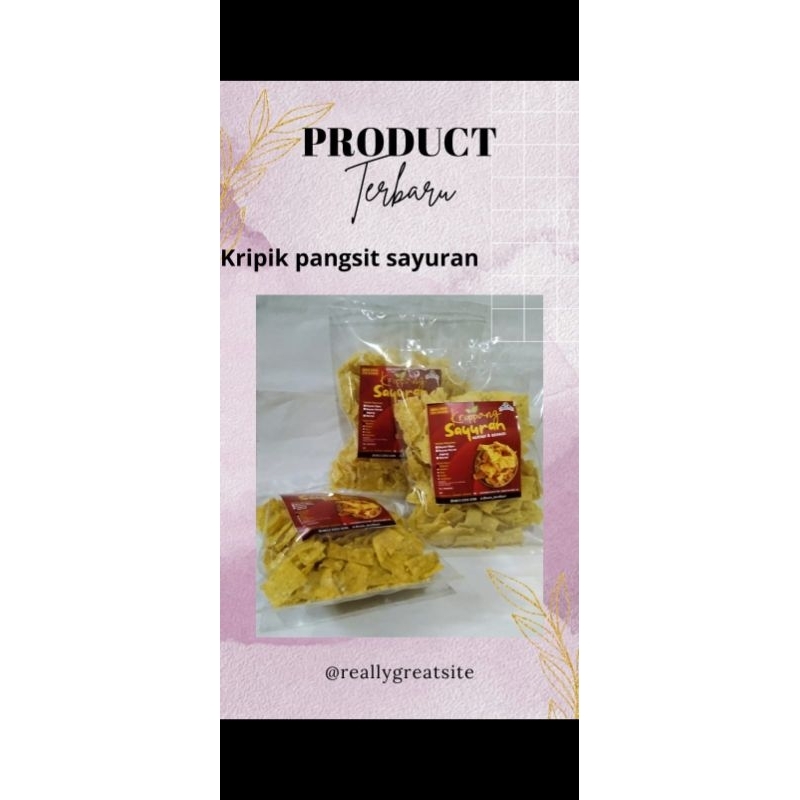 

Kripik Pangsit Sayuran