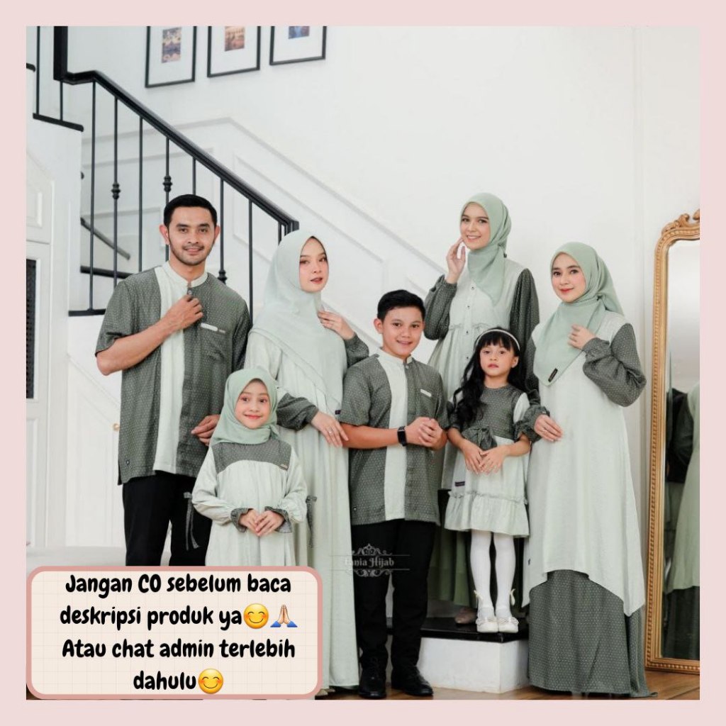 Achiera sarimbit lebaran 2025 by fania hijab  OPEN PRE ORDER (READY JANUARI 2025) Family set couple 