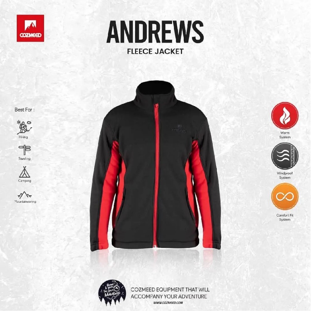Cozmeed Jaket Gunung Fleece Jacket