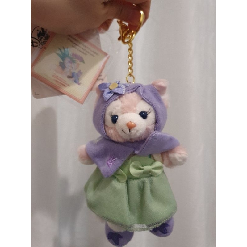 Disney Linabell teman Stella Lou Keychain Boneka Kostum Jubah Ungu Dress Hijau