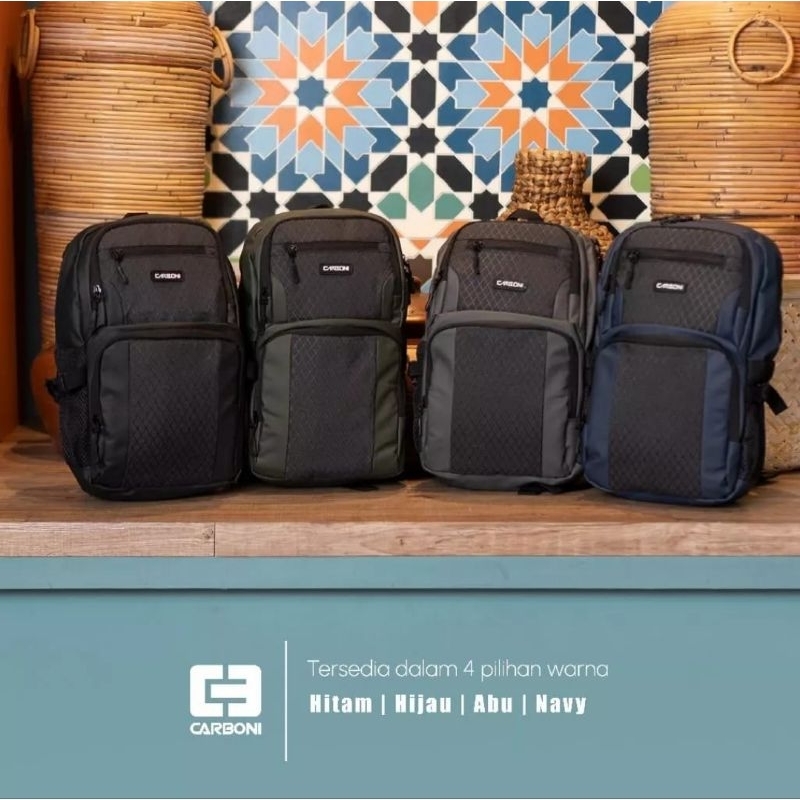 Tas Ransel Pria & Wanita#Tas Carboni