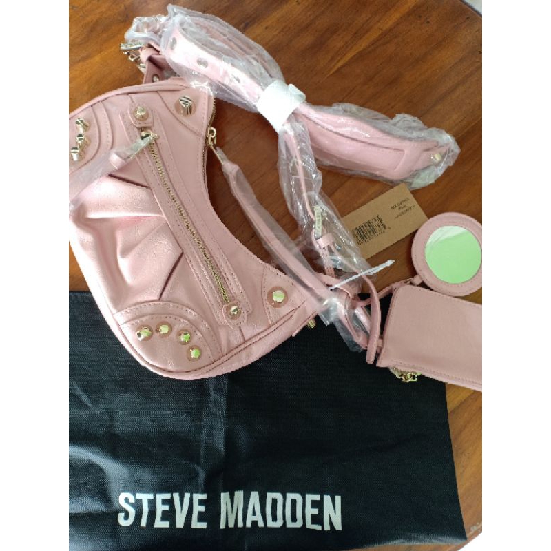 steve madden bglowing bone grafiti - sm bcelia black grey pink yellow‼️CEK DESKRIPSI‼️