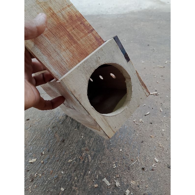 Box ,BOX cod bawa burung kayu sonokeling / sangkar burung box COD single