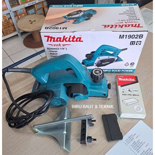 MAKTEC MT192 / MAKITA M1902B Mesin Planer Serut Kayu Pasah Ketam Sugu Power Planner MT 192 M 1902 B 