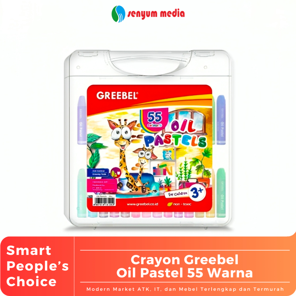 

Crayon Greebel Oil Pastel 55 Warna (1 Pcs) (S:PCS)