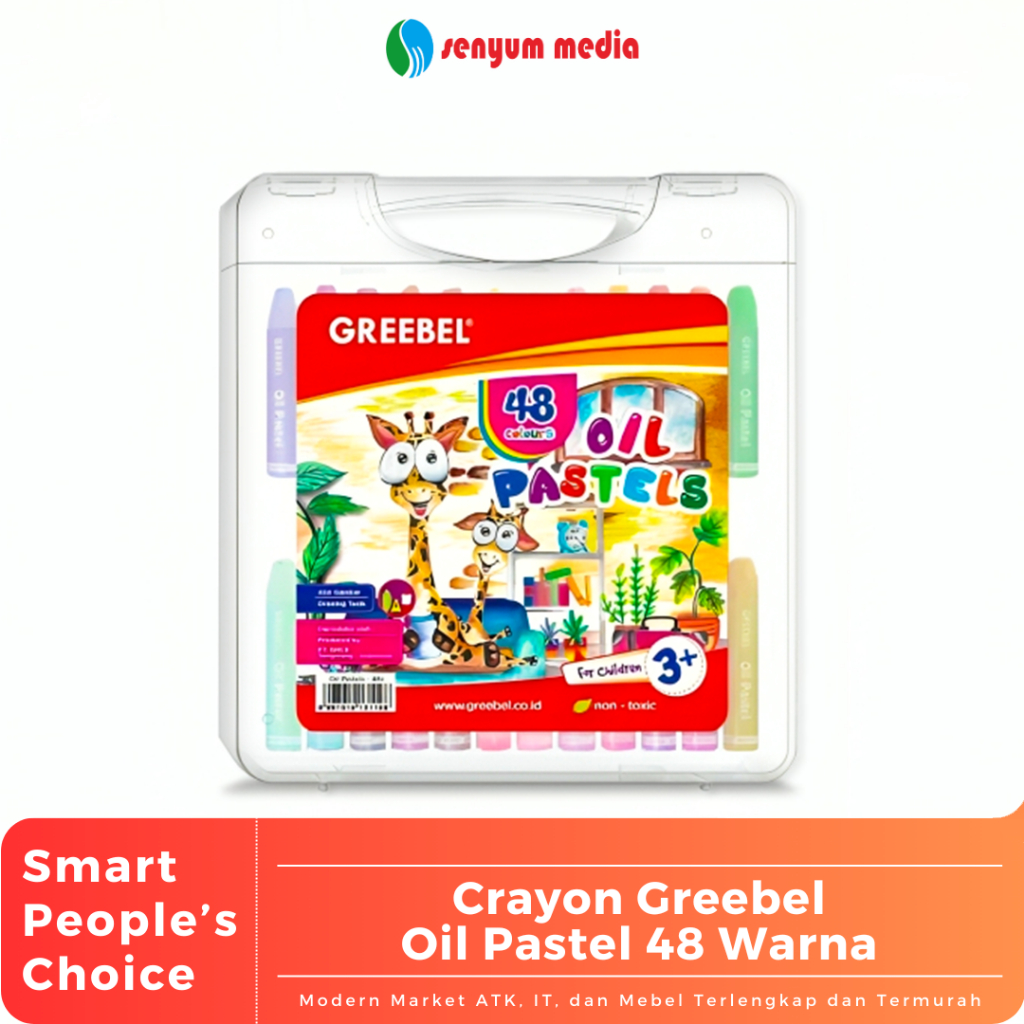 

Crayon Greebel Oil Pastel 48 Warna (1 Pcs) (S:PCS)