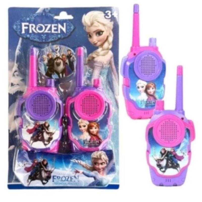 Walkie Talkie Frozen Mainan Anak Walkie Talkie Frozen Set / Mainan Walkie talkie avenger