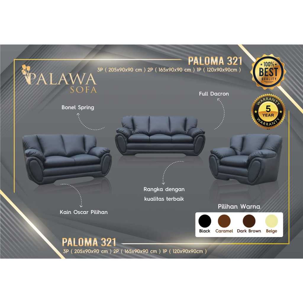 Sofa Tamu 321 Paloma Palawa