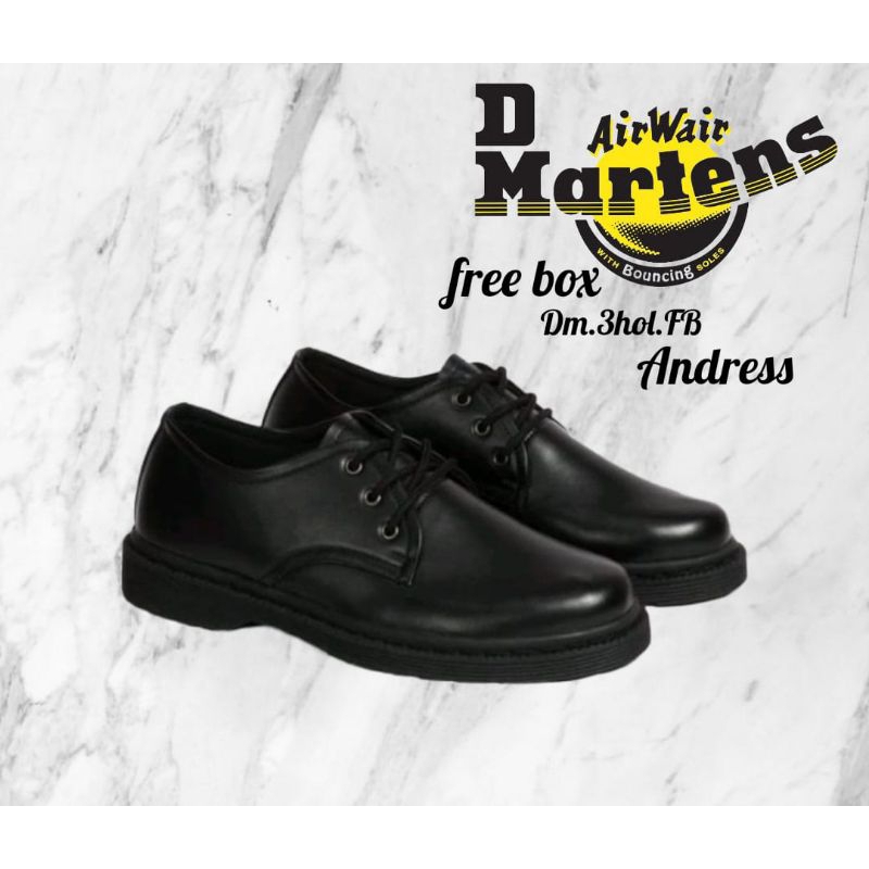 sepatu low boots dr.martens dokmart pria wanita free kos kaki unisek pentopel formal frre dus dr.mar
