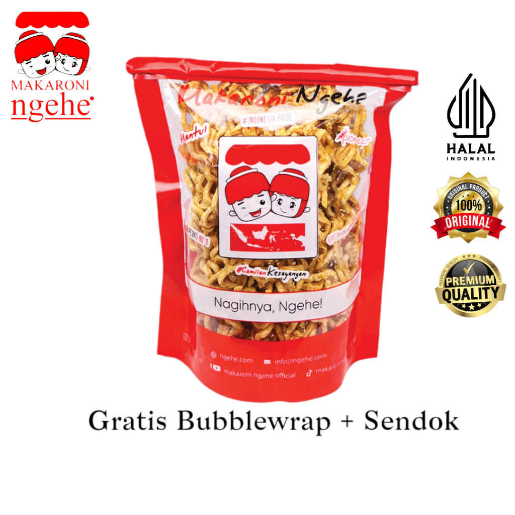 

Mie Kriuk Ngehe Pedas FREE Bubble Wrap Makanan Ringan Makanan Instan