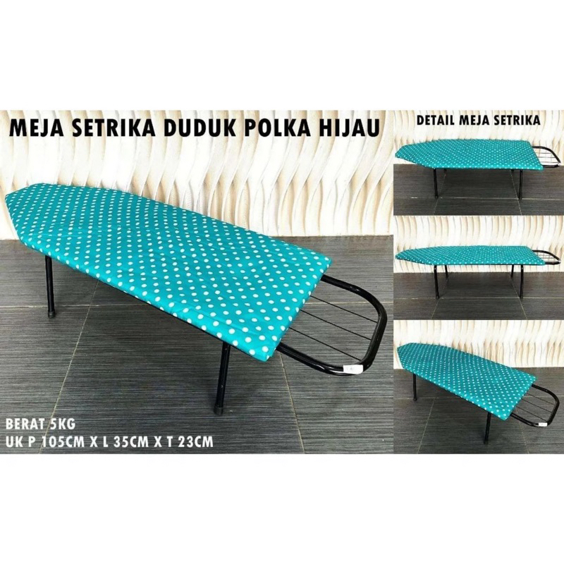 KL - MEJA SETRIKA DUDUK / BERDIRI POLKADOT
