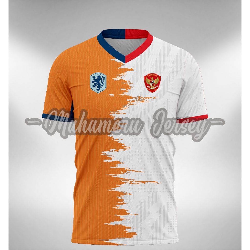 Jersey Kombinasi Timnas Indonesia X Belanda 2024 Away