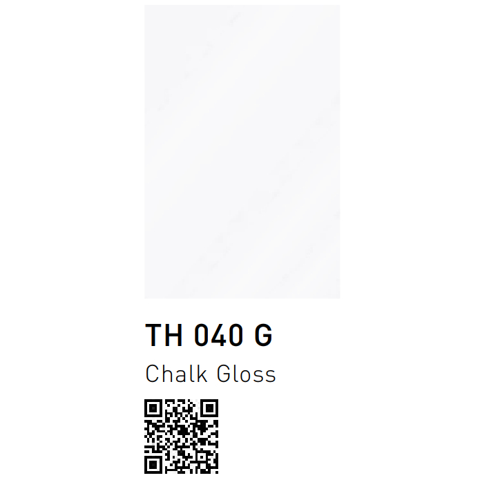TACO HPL TH 040 G - CHALK GLOSS - SOLID - GLOSSY