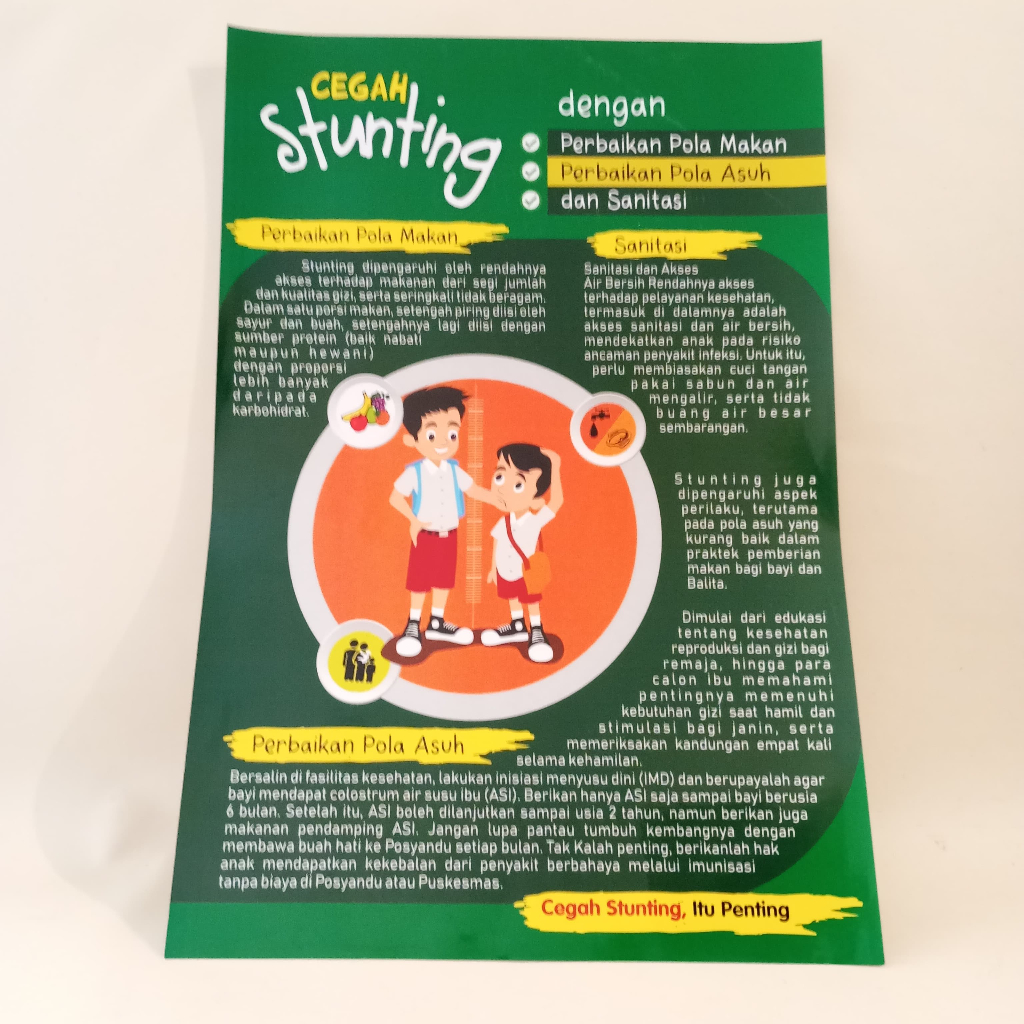 Poster Cegah Stunting | Poster Stunting