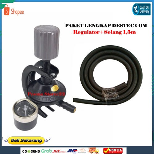 Destec Regulator Gas Regulator Kompor Gas / Selang Gas / Selang Regulator Kompor Gas